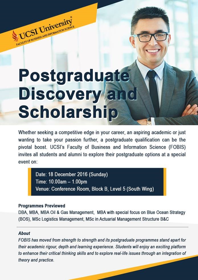 postgraduate education masters scholarship