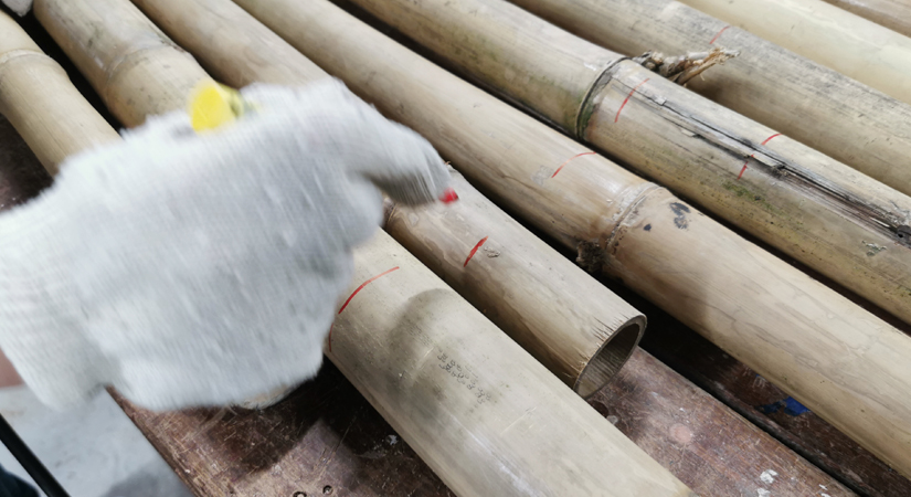 Bamboo Tool in use