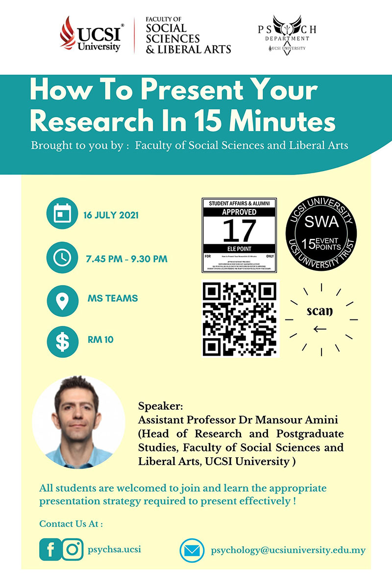 How To Present Your Research In 15 Minutes