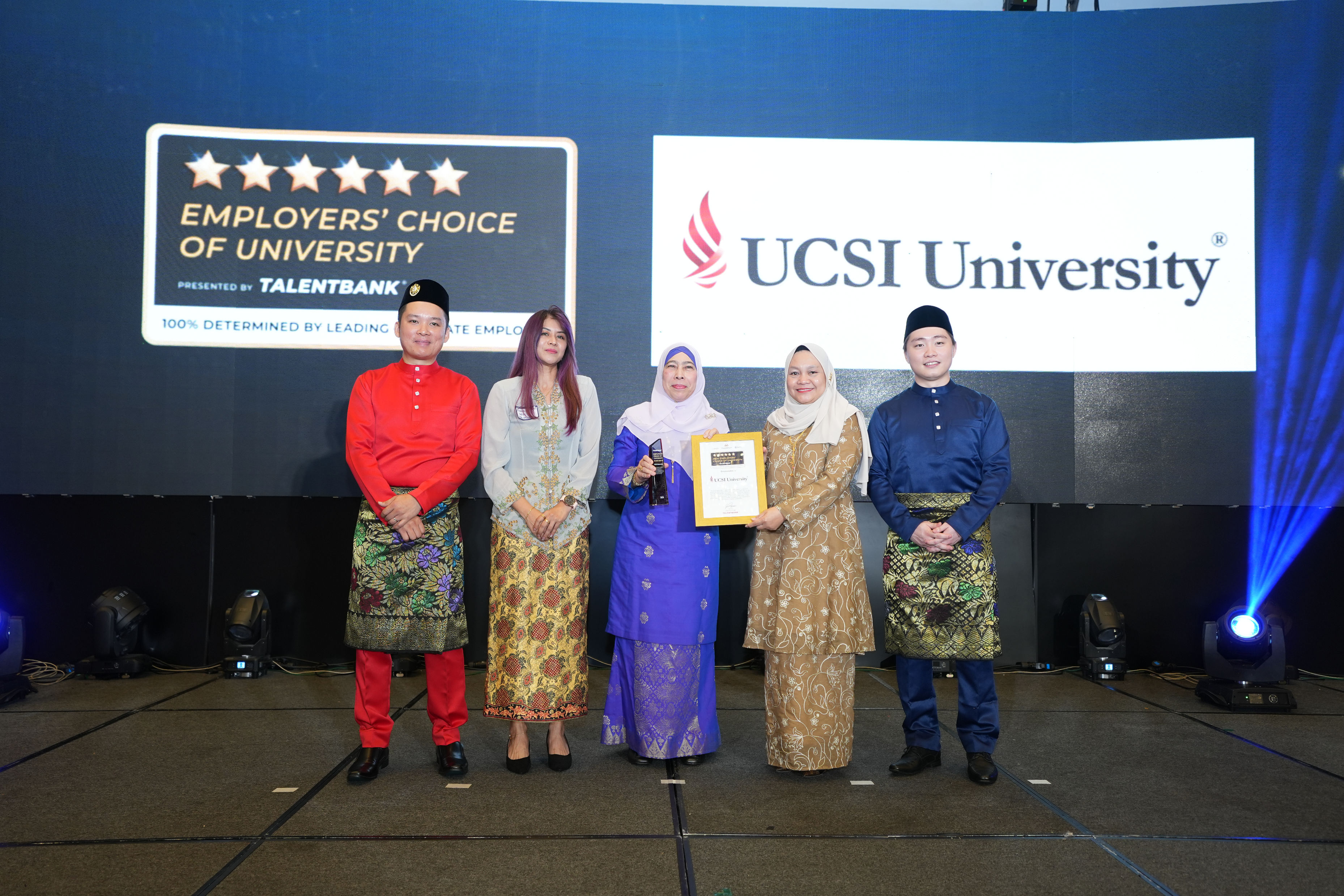 From left: Talentbank CEO Ben Ho, Intel campus manager Cheryl Tai, UCSI University deputy vice-chancellor (Academic and Internationalisation) Prof Datuk Dr Rohana Yusof, KPJ Healthcare Berhad chief human resource officer Norhamijah Mohd Hanafiah and Talentbank director of employer liaison Tong Li Kiat.
