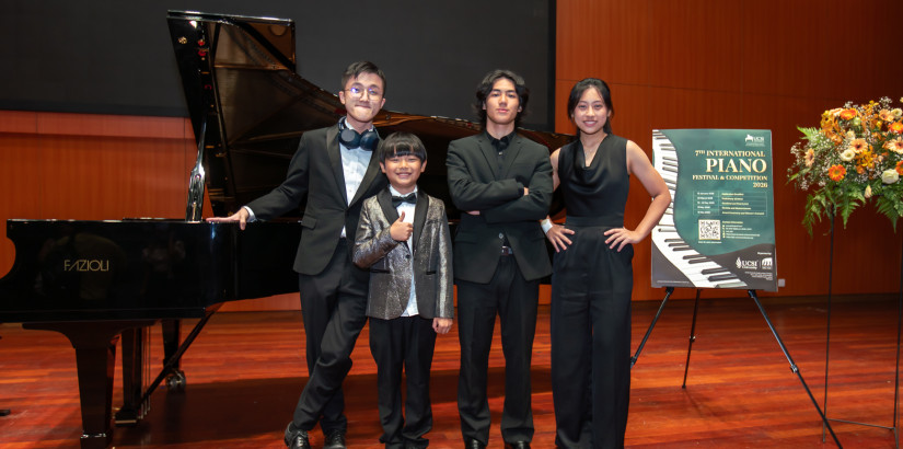 Winners of IPFC 2026 (from left): Lee Paak Yu Jetthew, Yan (Jeremy) Fang Yu Chen, Lan Rayming, Meng Yiruixue Jessie