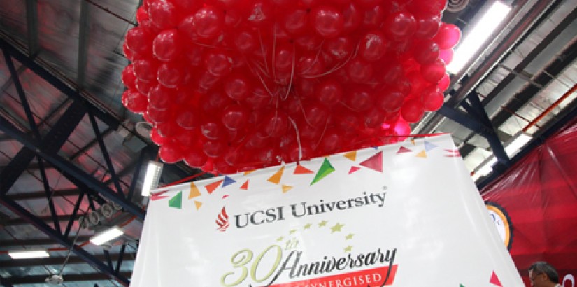  [THE COMMEMORATION]: UCSI’s 30th Anniversary logo.