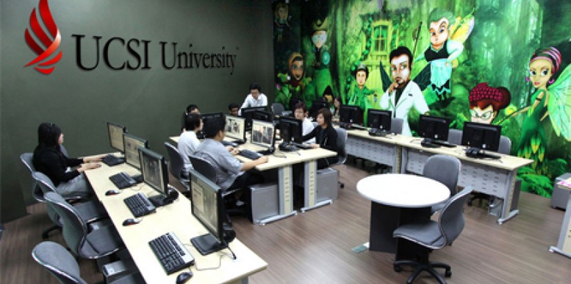 UCSI University 3D Animation students take the computers at the lab for a test run