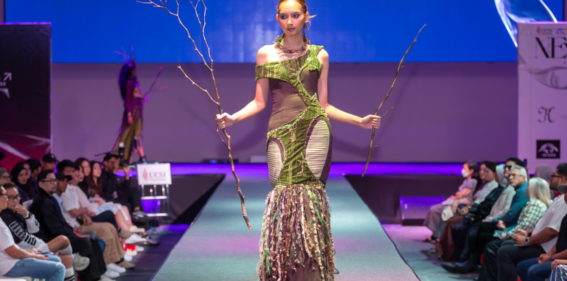 Eunice Tan Kai-Huey’s designs were inspired by nature, incorporating its textures, colours and rhythms of life into her creations.