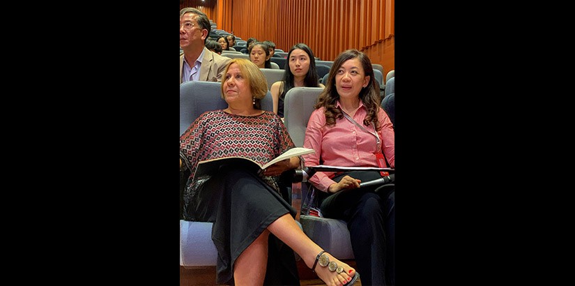 Professor Maria (left) with Assistant Professor Ysan Suit Yin, UCSI’s Head of Classical Music.