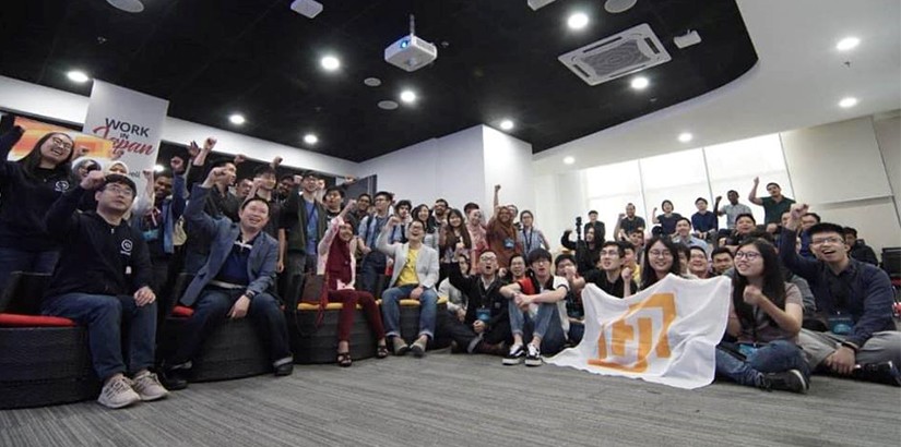 A group photo with the organiser, the participants and Assistant Professor Chit Su Mon, Head of the School of Information Technology.