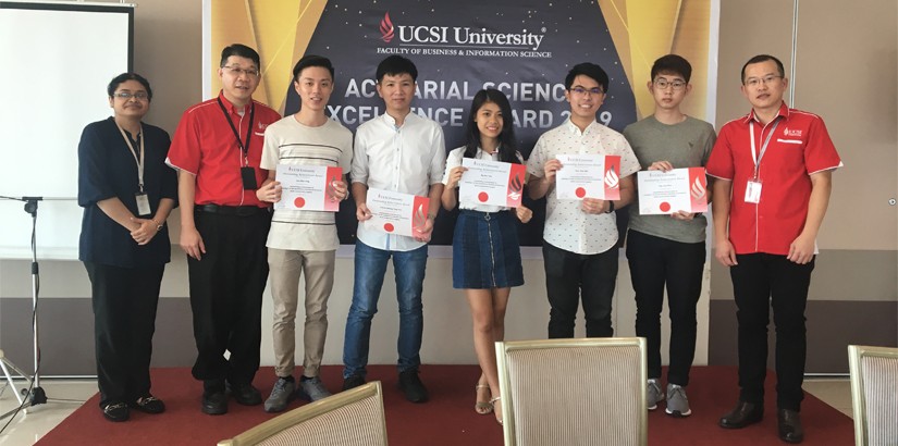 UCSI Students Recognised At Actuarial Science Excellence Award 2019