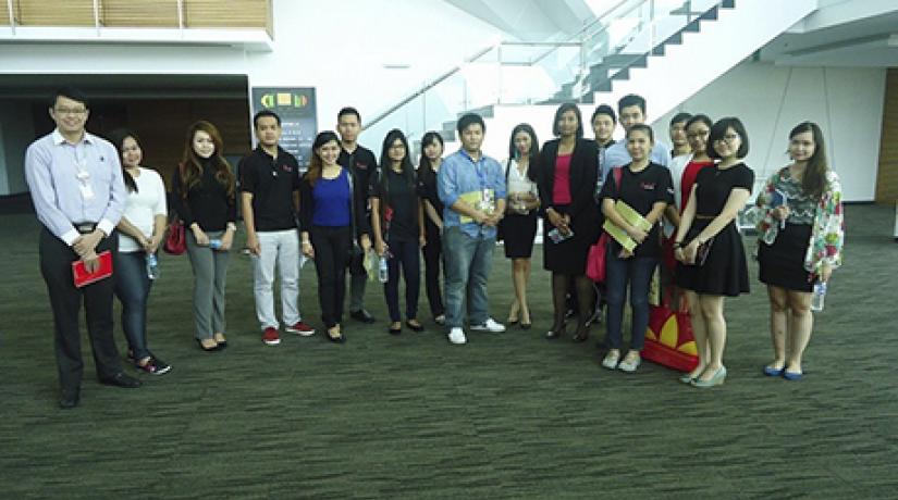  GROUP PHOTO: UCSI University students during their tour of Kuching’s Iconic Borneo Convention Centre Kuching.