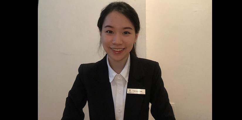 Chai Weng Yan, a member of the team from UCSI University's Bachelor of Hospitality Administration programme won third place at the HTMi student Forum 2021 Innovation Challenge. 