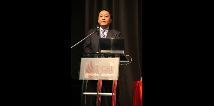  COOPERATING FOR THE FUTURE: Mr Gong Wan – CSCSE deputy director general, saying that the Seminar was important to strengthen the education sector links between Malaysia and China.