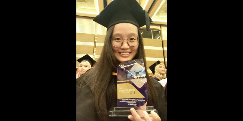 Best Student (Yeow Way Ling): The best student was Yeow Way Ling from the Bachelor of Arts (Hons) Logistics Management programme. 