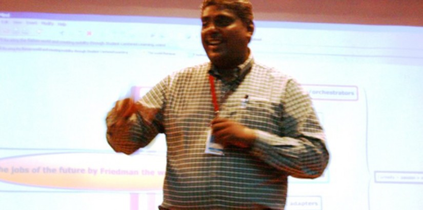 Keynote speaker, Dr. Logendra talked about theories surrounding student-centred learning.