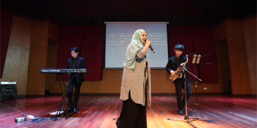 Students from UCSI’s Institute of Music performing soulful ballads that impressed the crowd.
