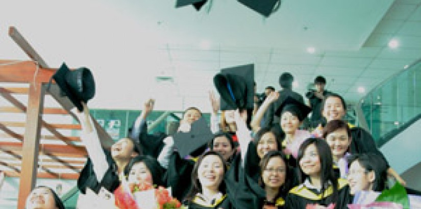 Jubilant graduates