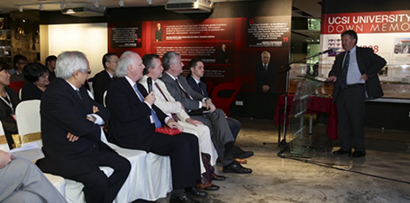  GUEST LECTURE: Dr Michael B. Murphy, President of University College Cork (UCC), Ireland share with the attendees about Professor George Boole, the inventor of Boolean algebra.