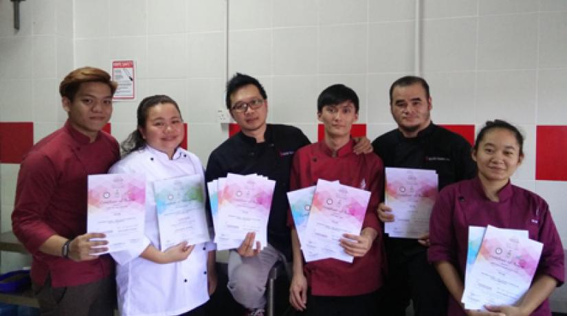  [DELIGHTED]: Members of the UCSI’s cooking team beaming with pride for their win.