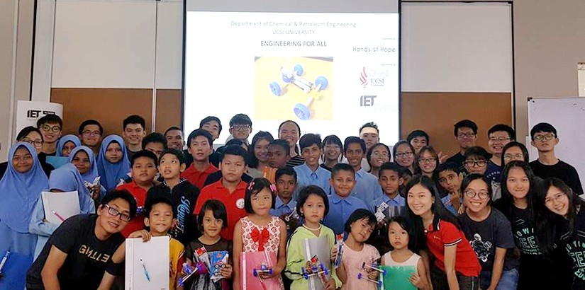 Group photo of the participants of “Engineering For All” 