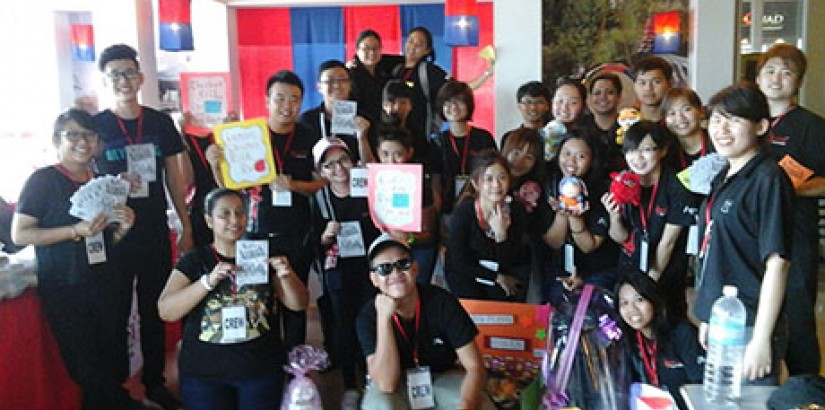 KOREAN SHOWCASE: Group photo of UCSI University students during one of the Korean event.