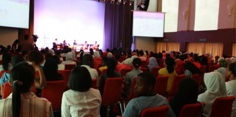 UCSI University students listening attentively to the forum