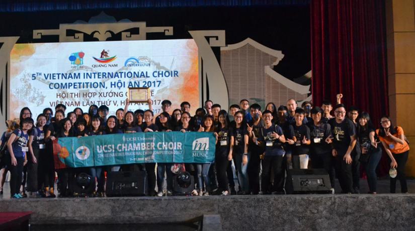 UCSI Chamber Choir wins Level 3 Gold Award and 2nd place in B1 category at 5th Vietnam International Choir Competition