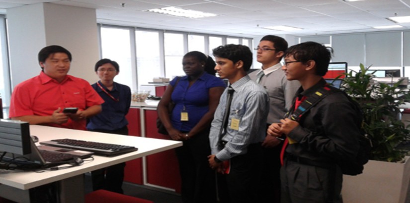 ENGAGING SESSION: UCSI University students in the midst of a briefing by one of Hilti's personnel during the guided tour.