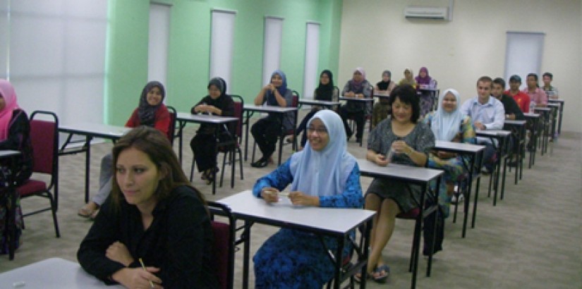  READY TO ROLL: Students and lecturers from various universities in the east coast of the Malaysian Peninsula found UCSI University’s Terengganu campus a conducive place to sit for their IELTS test.