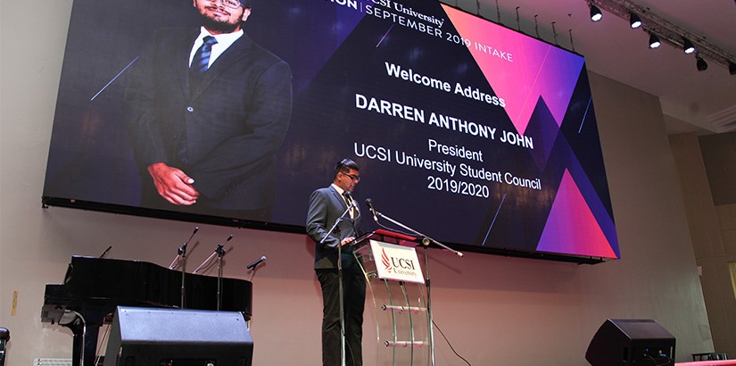 Student Council President Darren Anthony John