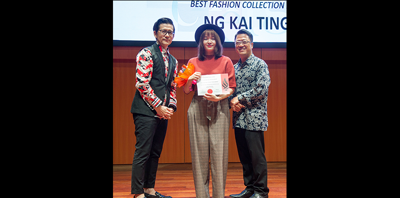 Ng Kai Ting takes home the Best Fashion Collection Award.