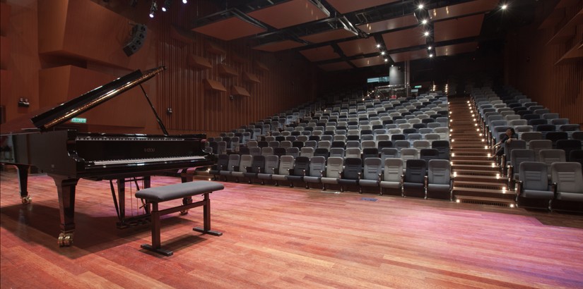 A 400-seater recital hall complete with recording facilities 