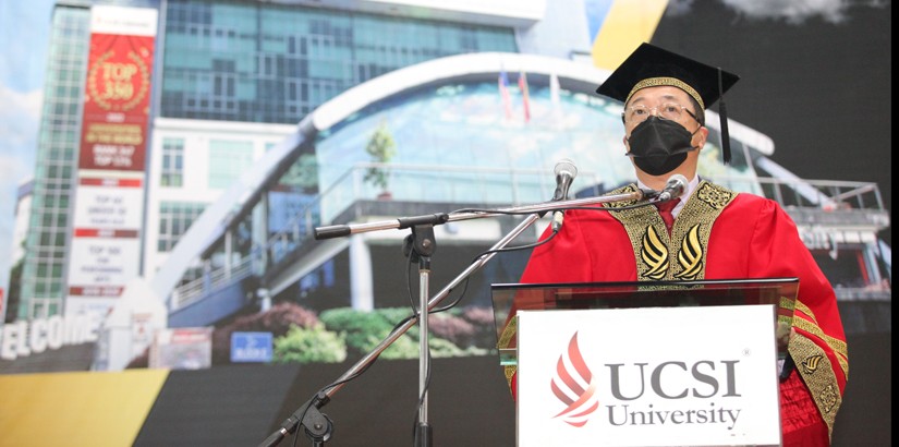 UCSI University Council Chairman Dato Peter Ng today proclaimed Tunku Zain Al-Abidin ibni Tuanku Muhriz as the first Pro-Chancellor for the University