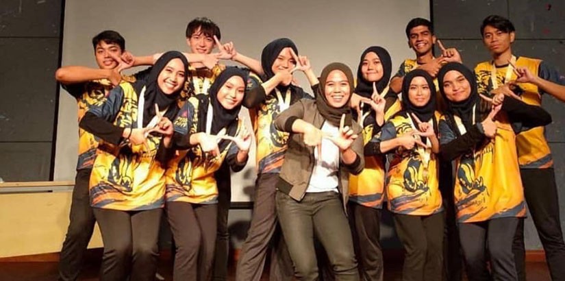 Aerodance champion, USM team with their winning pose at the Medic InterVarsity Games (MIVG) 2019.