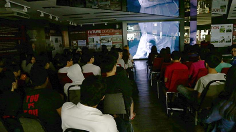 OSCAR WINNING: Students enjoying ‘Ida’, the first Polish film to win an Academy Award for Best Foreign Language Film in 2015. OSCAR WINNING: Students enjoying ‘Ida’, the first Polish film to win an Academy Award for Best Foreign Language Film in 2015.