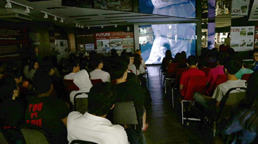  OSCAR WINNING: Students enjoying ‘Ida’, the first Polish film to win an Academy Award for Best Foreign Language Film in 2015.