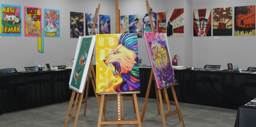 Some of ICAD students’ artworks