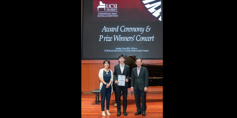 Yao Huacheng bagged the senior category’s Best Etude Award