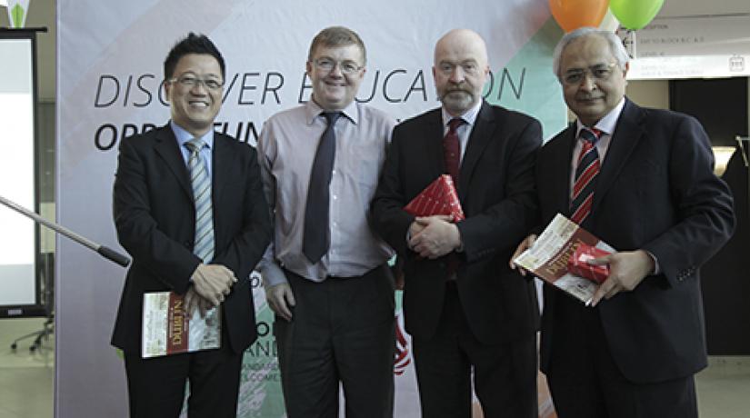  GROUP PHOTO (From left): UCSI Group Founder and Chairman Dato’ Peter Ng; Education in Ireland Education Consultant (Malaysia) Mr Cormac Kavanagh; Education in Ireland Manager Mr Terry McParland; and Medical and Health Discipline Group of Academy Science 
