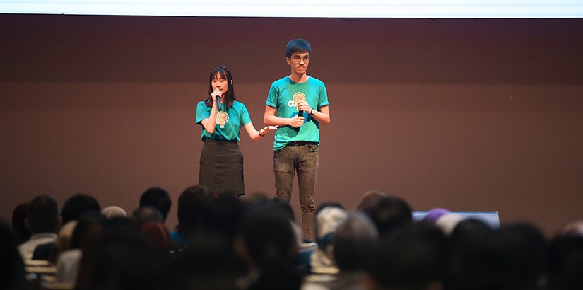Lee Yee Jeat and Wong Wei Hao, representatives of Scholar Enrichment Programme (SEP) who walked away with Second Prize talked about nurturing future leaders through a holistic talent development programme