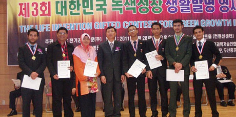 Some of the winners of the 'Life Invention Gifted Contest for Green Growth in Korea 2011,’ were announced on July 15 and the award ceremony was held on July 28 at Chung-Mu Art Hall, Seoul, Korea