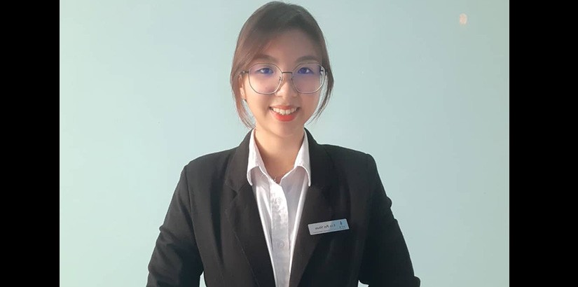 Lee Pei Shan, a member of the team from UCSI University's Bachelor of Hospitality Administration programme won third place at the HTMi student Forum 2021 Innovation Challenge. 