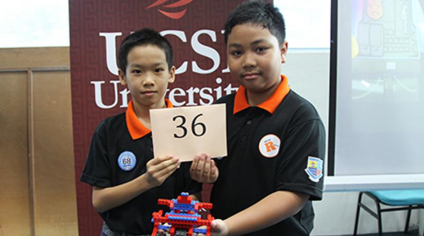  HOPEFUL: A participating team in the UCSI LEGO LIKE Competition with their ‘Car of the Future’.