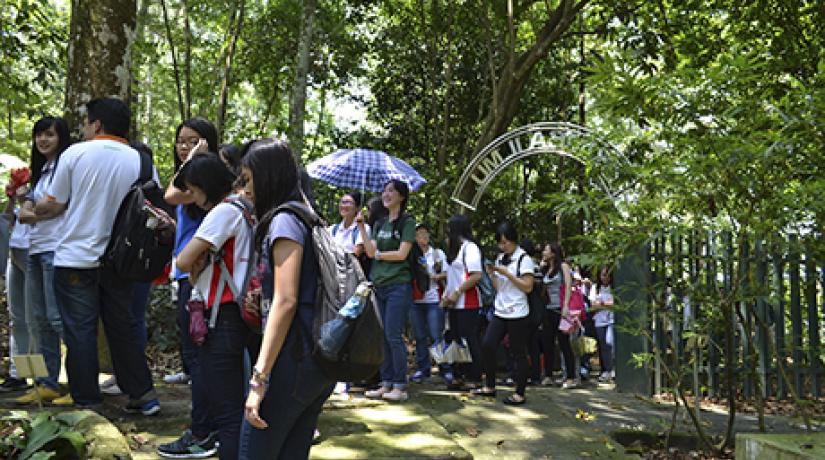  Three busloads of pharmacy students from UCSI studied medicinal plants first hand, at University Malaya’s Herbal Garden.