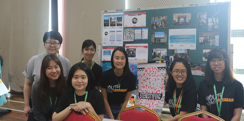 The Mindflu Project led by Foo Hui Ying (second from right)