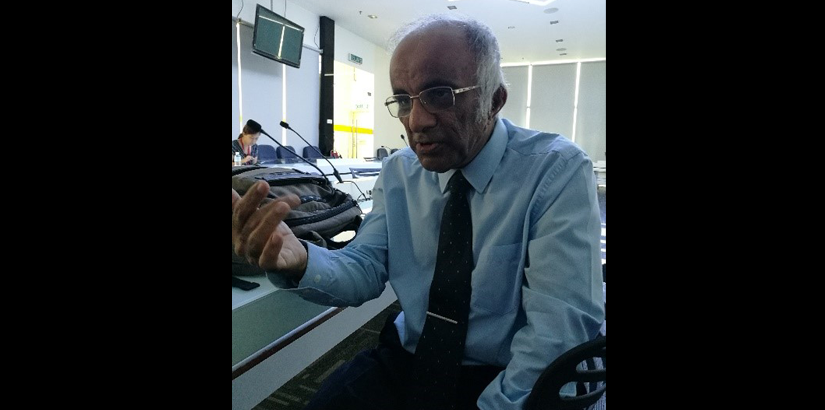 Professor Dr. Mustafa Bin Ali Mohd emphasised on limited usage of plastics.