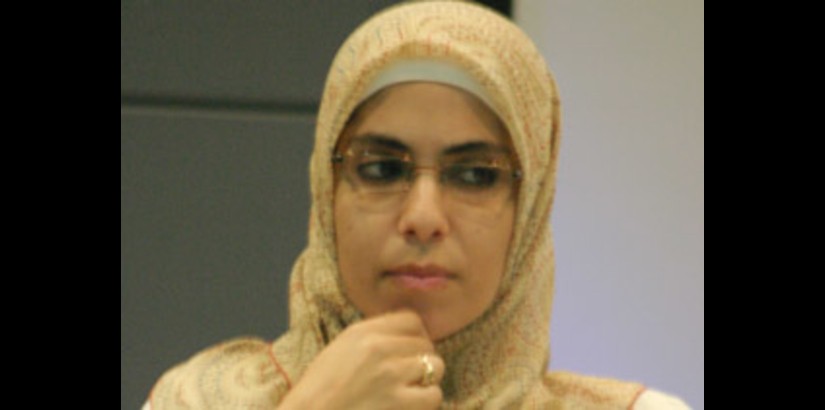 The only woman speaker, Mrs. Lana The only woman speaker, Mrs. Lana Mohammad