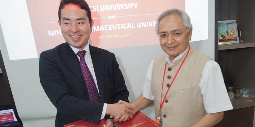 Representatives meet at the UCSI University, Kuala Lumpur campus to sign the MoU.