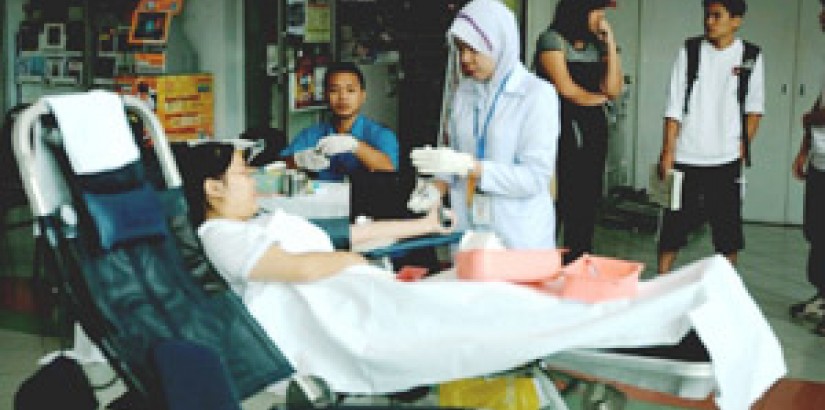 Nursing Student Taking the Lead in the Blood Donation Drive