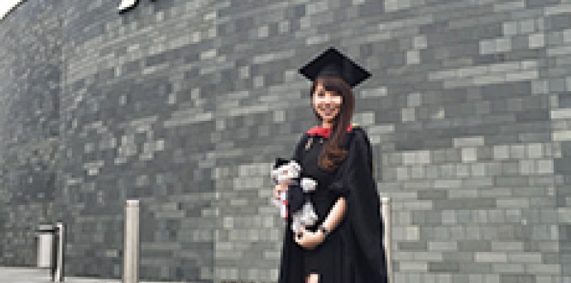  GRATEFUL: Pong credits UCSI for giving her the edge to succeed in Northumbria University.