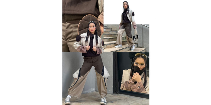 Jacklyn Kong Xin Jie celebrated as the runner‑up in the best picture category with her contemporary, urban‑inspired look, which balanced functionality with artistic detail to deliver a modern, streetwear‑meets‑editorial aesthetic.