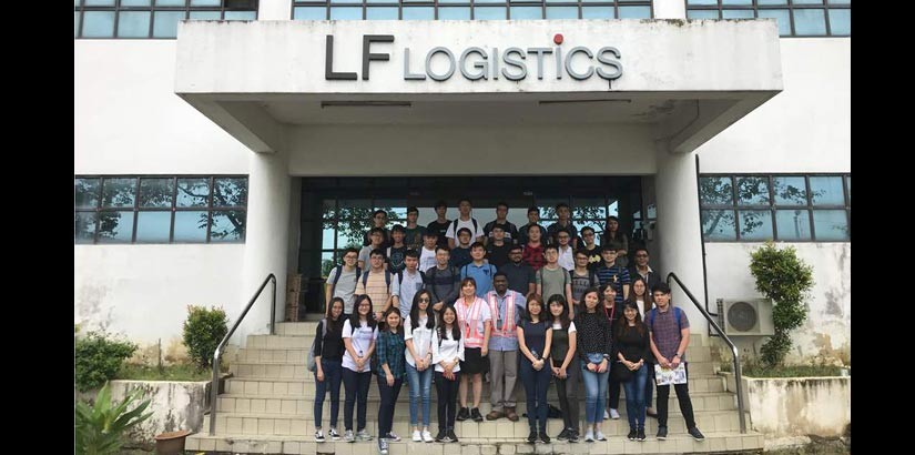 LF Logistics warehouse visit.