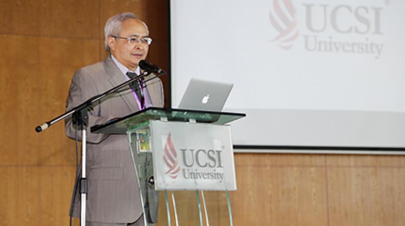  MAN OF VISION: Senior Professor Dato’ Dr Khalid Yusoff, Vice-Chancellor and President of UCSI talked about the importance of improving one’s knowledge and skills.
